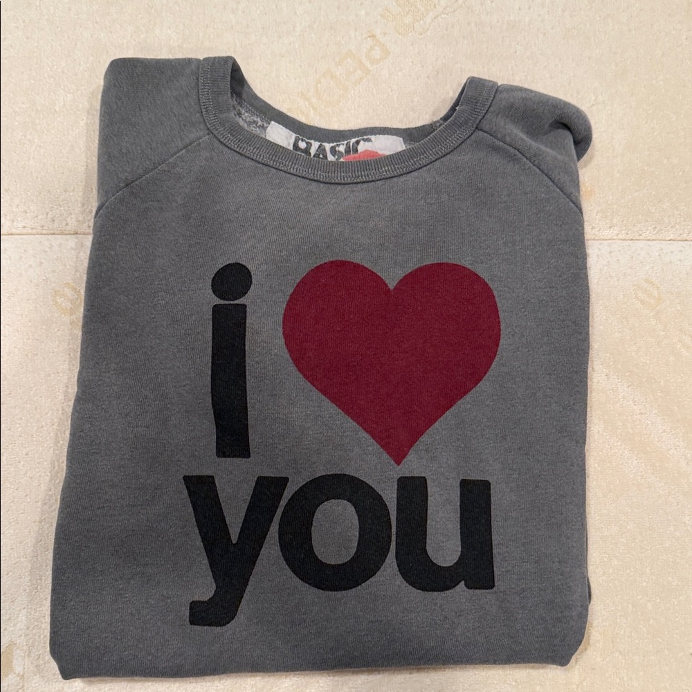 Freecity Gray and Red Kids Sweatshirt